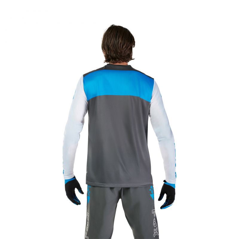 Koszulka Rowerowa Z Długim Rękawem Fox Ranger Digi Image White