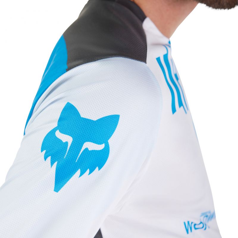 Koszulka Rowerowa Z Długim Rękawem Fox Ranger Digi Image White