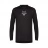 Koszulka Rowerowa Z Długim Rękawem Fox Ranger Head Black