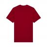 T-Shirt Fox Image Skull Prem Cardinal