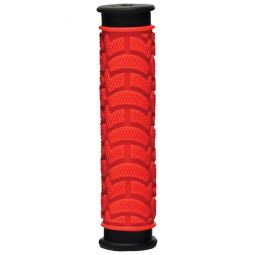 Oxc Chwyty Mtb Czerwone Podwójna Gęst,Dł.127Mm,Śr.32Mm