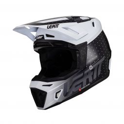 Kask Z Goglami Leatt Kit Moto 8.5 V24 Black/White (61-62Cm)