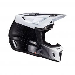 Kask Z Goglami Leatt Kit Moto 8.5 V24 Black/White (61-62Cm)