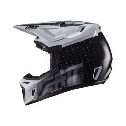 Kask Z Goglami Leatt Kit Moto 8.5 V24 Black/White (61-62Cm)