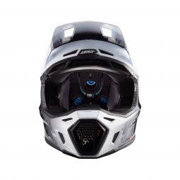 Kask Z Goglami Leatt Kit Moto 8.5 V24 Black/White (61-62Cm)