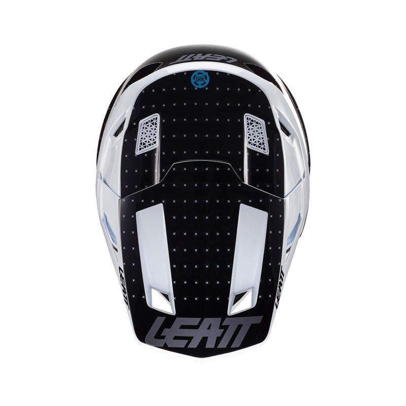 Kask Z Goglami Leatt Kit Moto 8.5 V24 Black/White (61-62Cm)