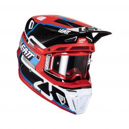 Kask Z Goglami Leatt Kit Moto 8.5 V24 Red (59-60Cm)