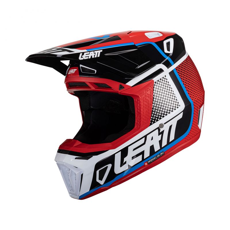 Kask Z Goglami Leatt Kit Moto 8.5 V24 Red (59-60Cm)