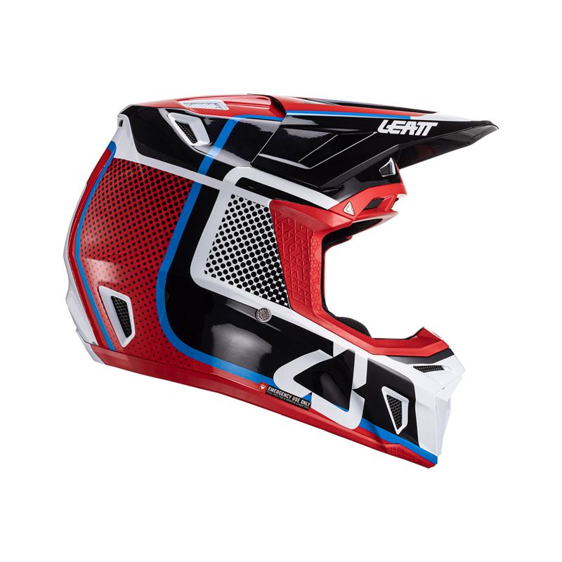 Kask Z Goglami Leatt Kit Moto 8.5 V24 Red (59-60Cm)