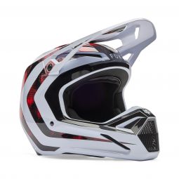 Kask Fox V1 Kairos White/Fluo Red