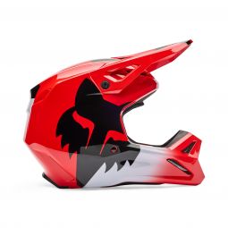 Kask Fox V1 Shield Fluo Red