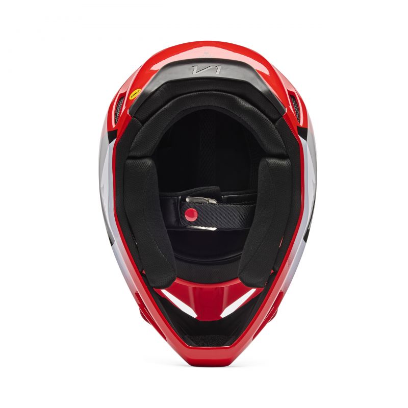 Kask Fox V1 Shield Fluo Red