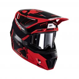 Kask Z Goglami Leatt Kit Moto 7.5 V24 Red (55-56Cm)