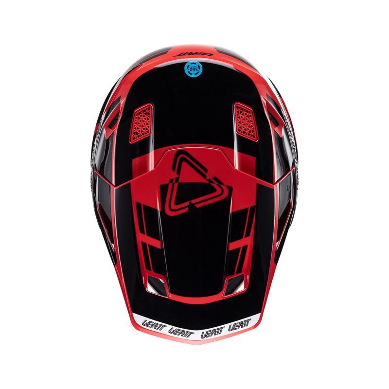 Kask Z Goglami Leatt Kit Moto 7.5 V24 Red (55-56Cm)