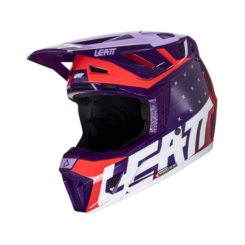 Kask Z Goglami Leatt Kit Moto 7.5 V24 Sundown (61-62Cm)