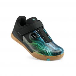 Buty Crankbrothers Mallet Boa Black/Blue Swirl - Gum Outsole 10 (43,5 Eu)