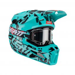 Kask Z Goglami Leatt Kit Moto 3.5 V23 Fuel (55-56Cm)
