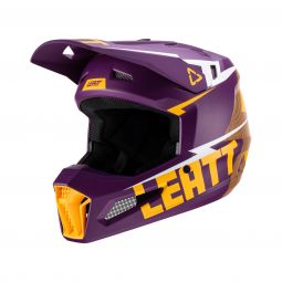 Kask Z Goglami Leatt Kit Moto 3.5 V23 Indigo (61-62Cm)