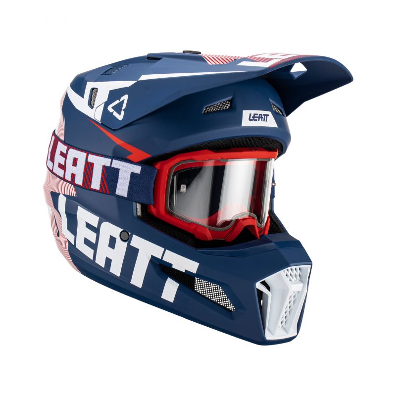 Kask Z Goglami Leatt Kit Moto 3.5 V23 Royal (61-62Cm)