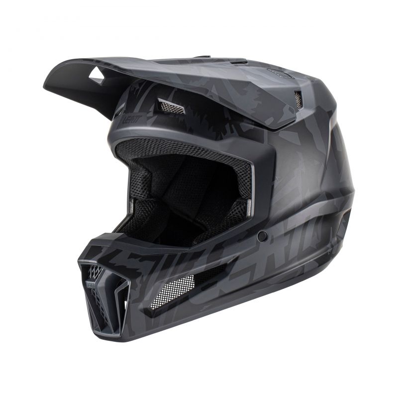 Kask Z Goglami Leatt Kit Moto 3.5 V23 Stealth (55-56Cm)
