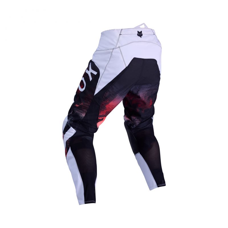 Spodnie Fox 180 Kairos White/Fluo Red