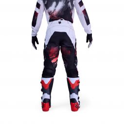 Spodnie Fox 180 Kairos White/Fluo Red