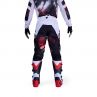 Spodnie Fox 180 Kairos White/Fluo Red