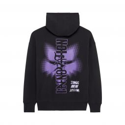 Bluza Z Kapturem Fox Image Phantom Oversized Fleece Po Black