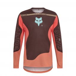 Koszulka Rowerowa Z Długim Rękawem Fox Flexair Elevated Cocoa