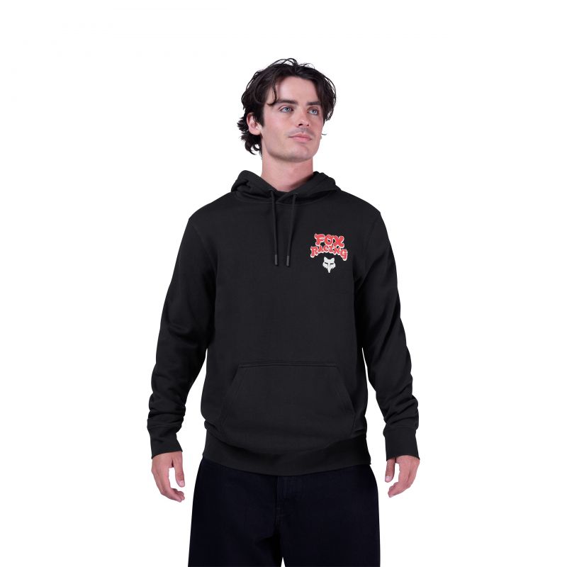 Bluza Z Kapturem Fox Racewear Fleece Po Black
