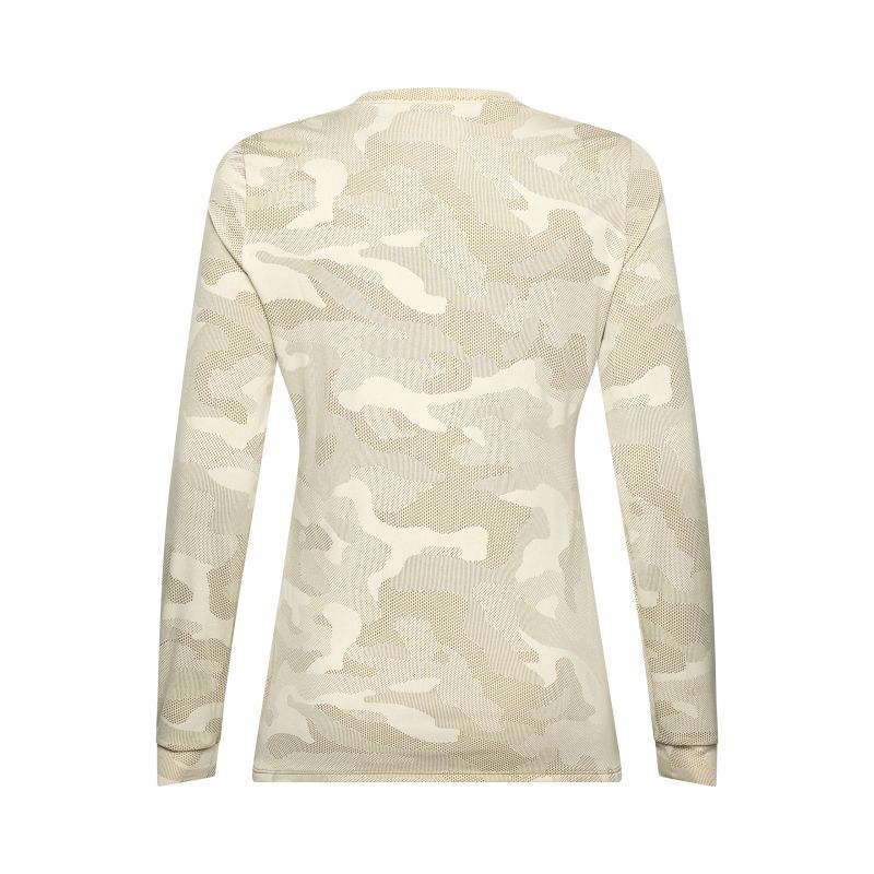 Koszulka Rowerowa Z Długim Rękawem Fox Lady Ranger Tru Dri Cream