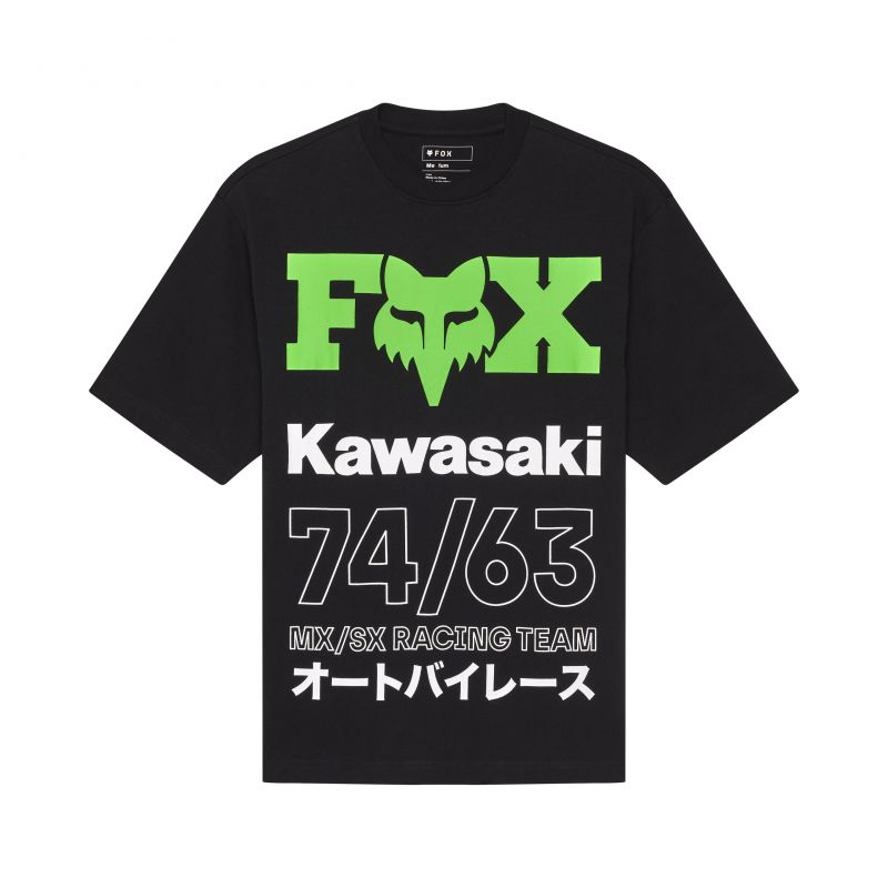 T-Shirt Fox Kawi Oversized Black