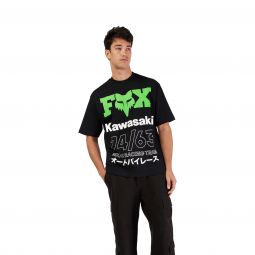 T-Shirt Fox Kawi Oversized Black