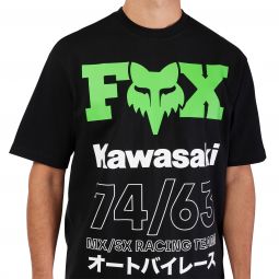 T-Shirt Fox Kawi Oversized Black