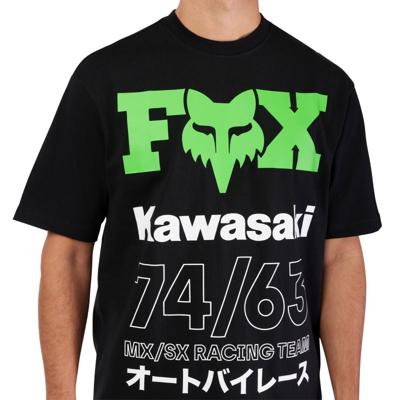 T-Shirt Fox Kawi Oversized Black