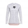 Koszulka Rowerowa Z Długim Rękawem Fox Lady Ranger Lunar Se White