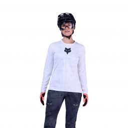 Koszulka Rowerowa Z Długim Rękawem Fox Lady Ranger Lunar Se White