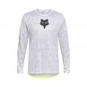 Koszulka Rowerowa Z Długim Rękawem Fox Ranger Lunar Se White