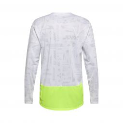 Koszulka Rowerowa Z Długim Rękawem Fox Ranger Lunar Se White