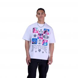 T-Shirt Fox Image Cosmo Mw Oversized 1 White