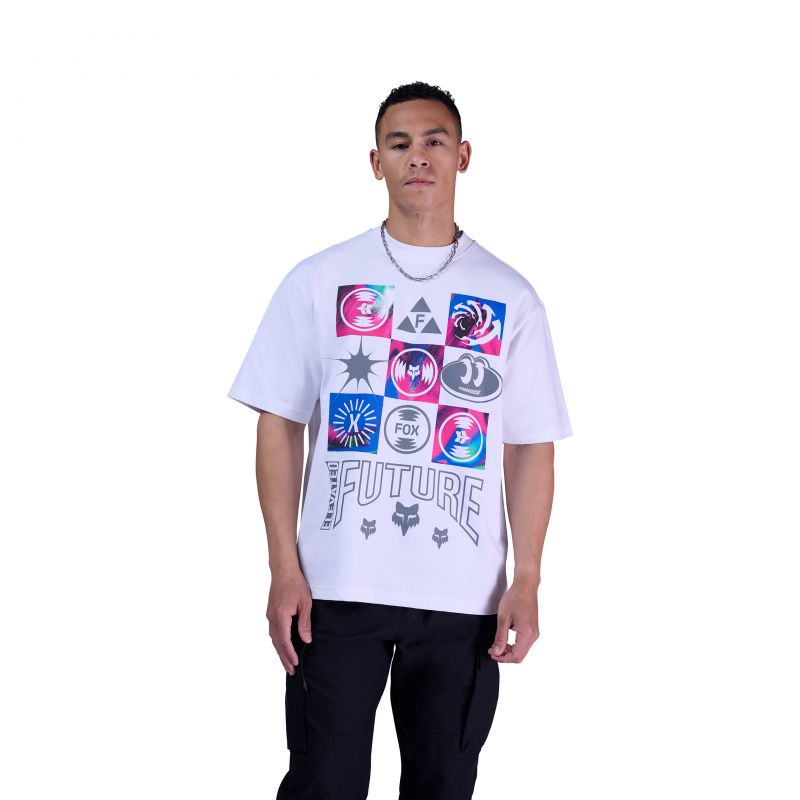 T-Shirt Fox Image Cosmo Mw Oversized 1 White