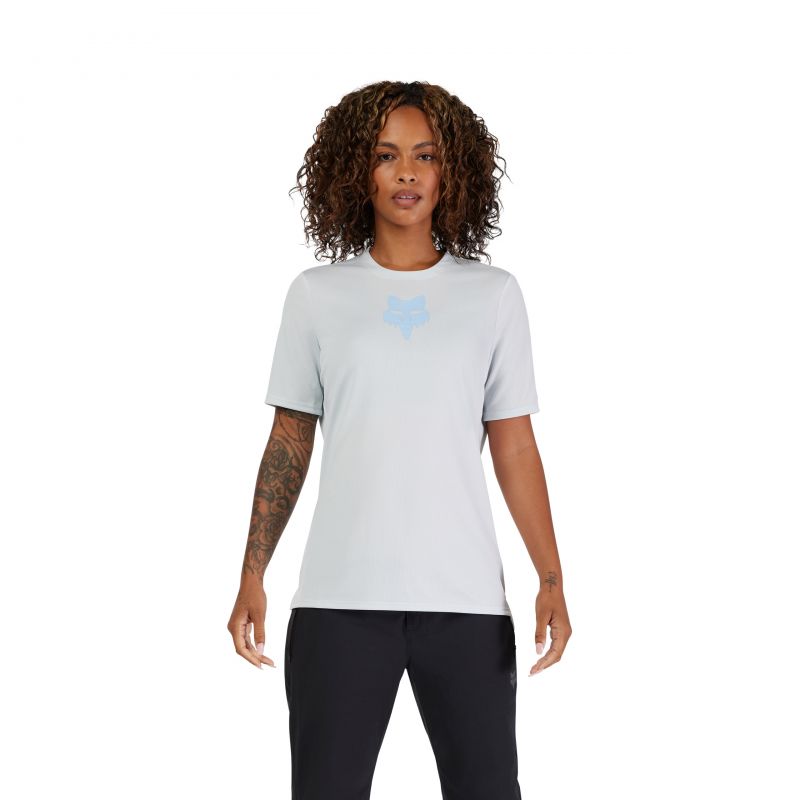 Koszulka Rowerowa Fox Lady Ranger Head Pale Blue
