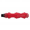 Pedały Rowerowe Crankbrothers Stamp 0 Large Bright Red