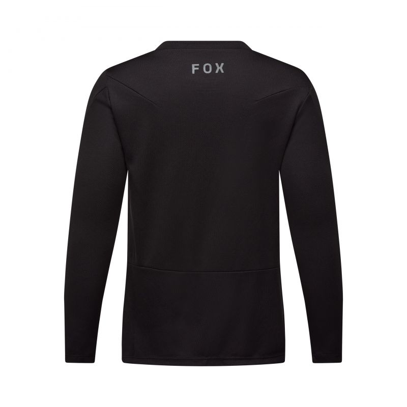 Koszulka Rowerowa Z Długim Rękawem Fox Junior Ranger Head Black