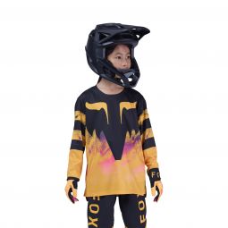 Koszulka Rowerowa Z Długim Rękawem Fox Junior Ranger Kairos Tangerine