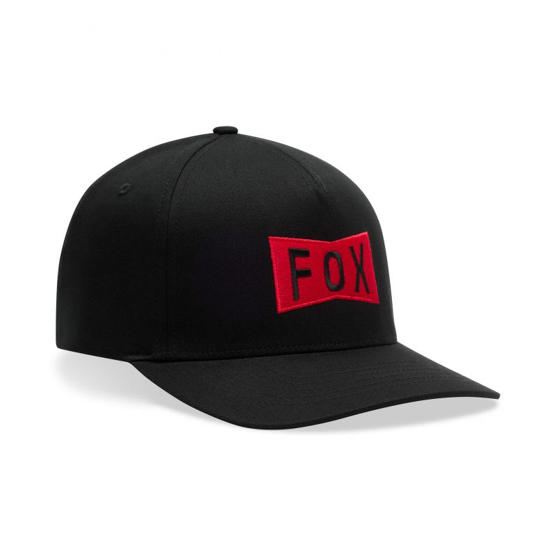 Czapka Z Daszkiem Fox Typeface Flexfit Black