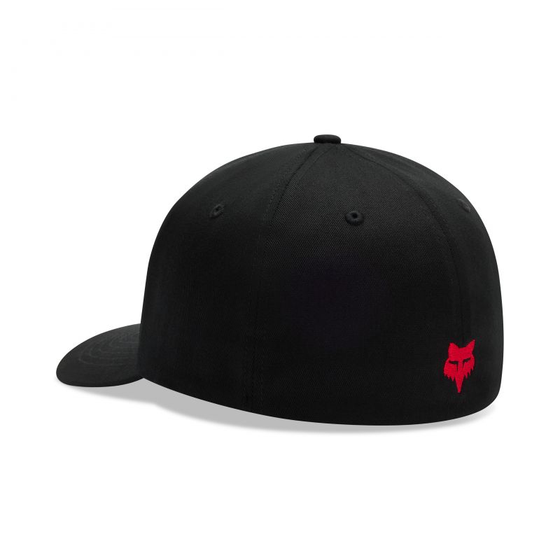 Czapka Z Daszkiem Fox Typeface Flexfit Black