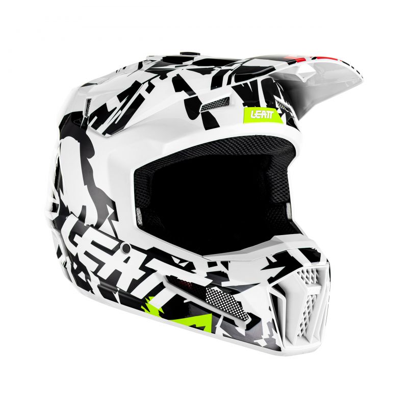 Kask Leatt Junior Moto 3.5 V23 Zebra (51-52Cm)