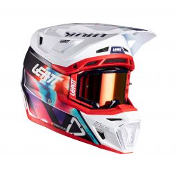Kask Z Goglami Leatt Kit Moto 8.5 V26 Royal Blue/Red (53-54Cm)
