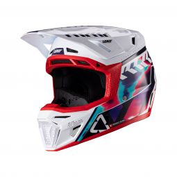 Kask Z Goglami Leatt Kit Moto 8.5 V26 Royal Blue/Red (53-54Cm)